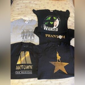 Broadway Musical Graphic T-Shirts Collection